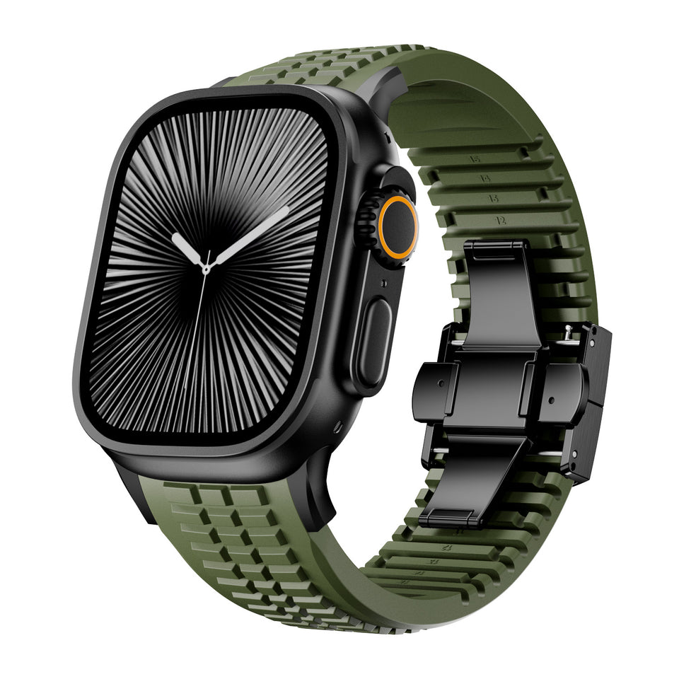 Silicone Strap For Watch Grenade Style | Durable Watch Band 64g
