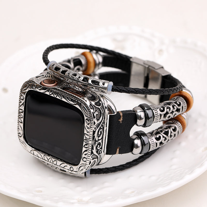 Ethnic Watch Belt Case Bezel Protective Cover | Stylish Watch Protection