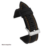 Watch Band With Line Silicone Strap | Durable Silicone Watch Band 40g