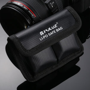 Action Camera Lithium Battery Explosion-Proof Storage Bag | Safe Transport 55g