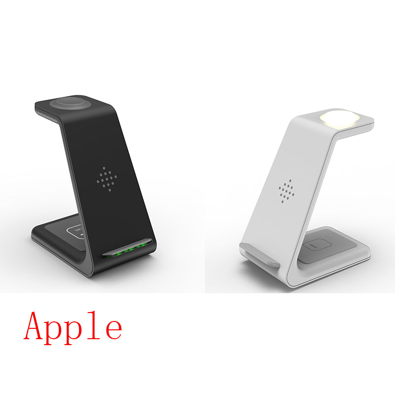 3-in-1 Fast Charging Station Wireless Charger Stand | Quick Charge Dock