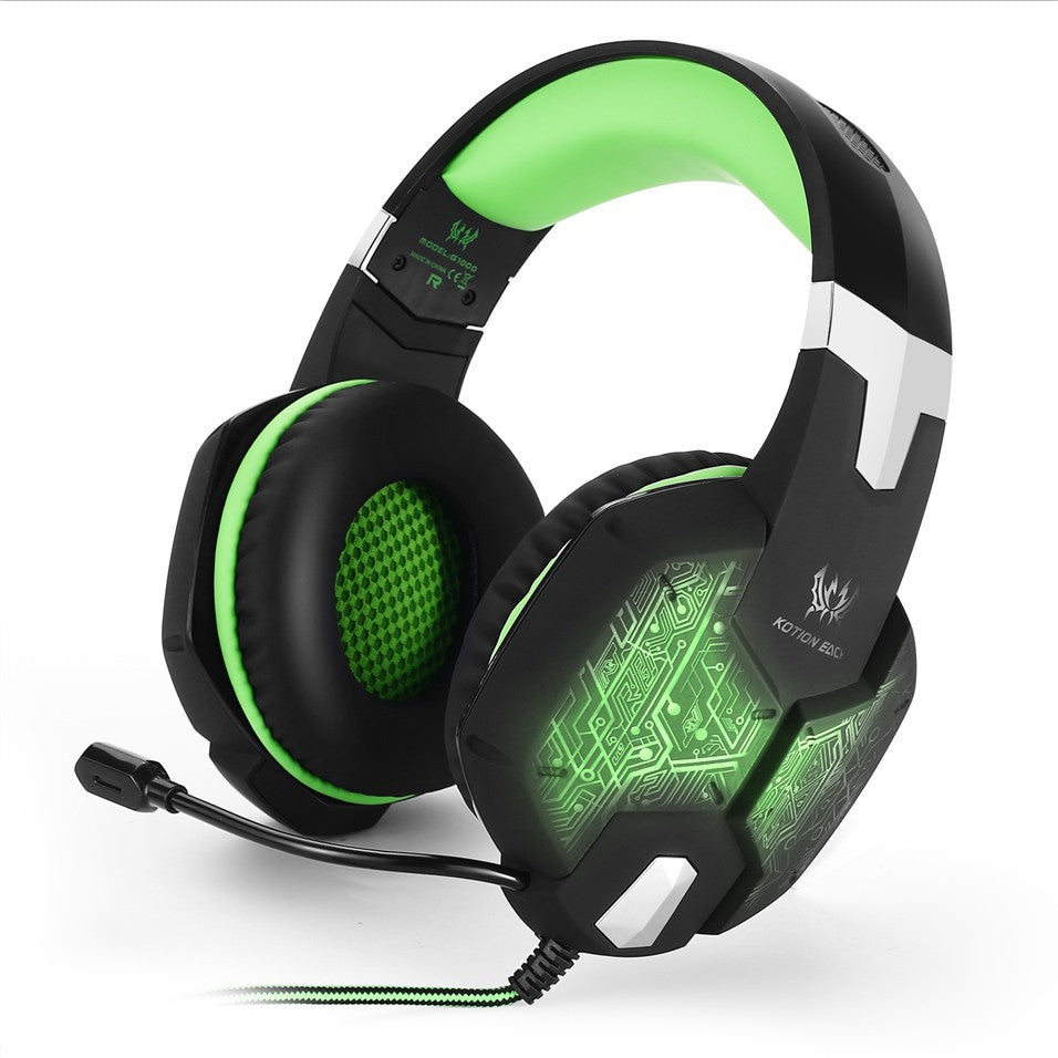 Gaming Headset with Microphone | USB Wired Headphones for PC & Console