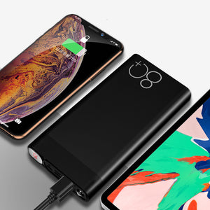 LCD Digital Display Fast Charging Power Bank 10000mAh | Portable Charger