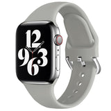 Pure Color Sports Reverse Buckle Strap Apple Watch Silicone Band | 35g