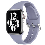 Pure Color Sports Reverse Buckle Strap Apple Watch Silicone Band | 35g
