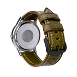 Retro Pure Cowhide Leather Watch Strap Pin Buckle | Vintage Watch Band