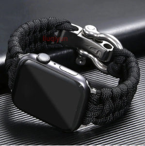 Nylon Sports iWatch Woven Steel Buckle Strap 38/42/40/44mm | Durable Band