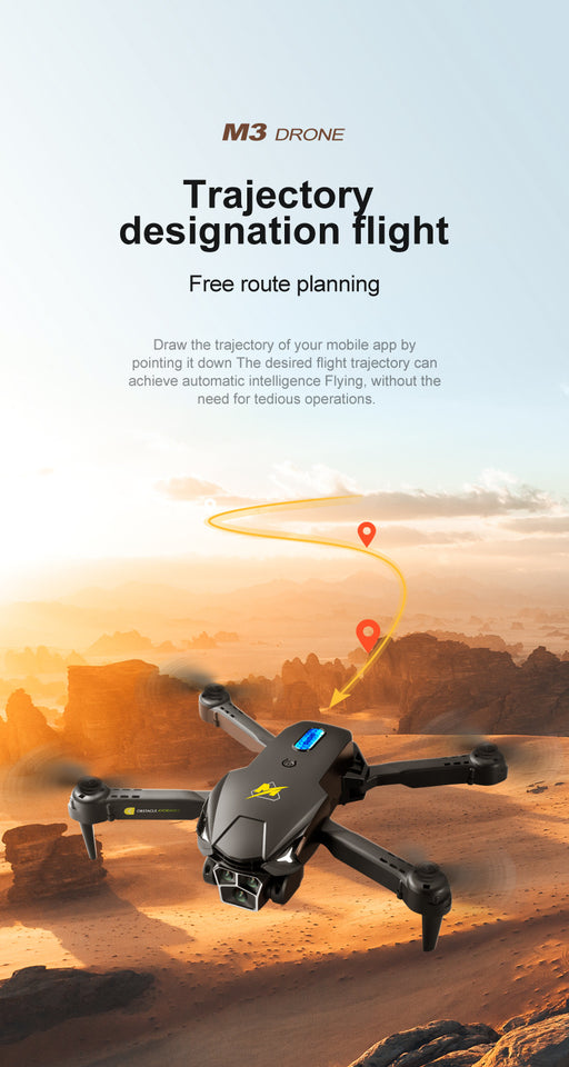 M3 Optical Flow Positioning Drone Triple Camera HD Aerial Photography | Folding UAV