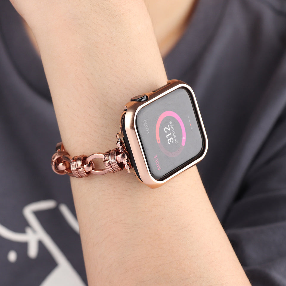 Watch Band Stainless Steel Punk Chain | Edgy Watch Strap Accessory