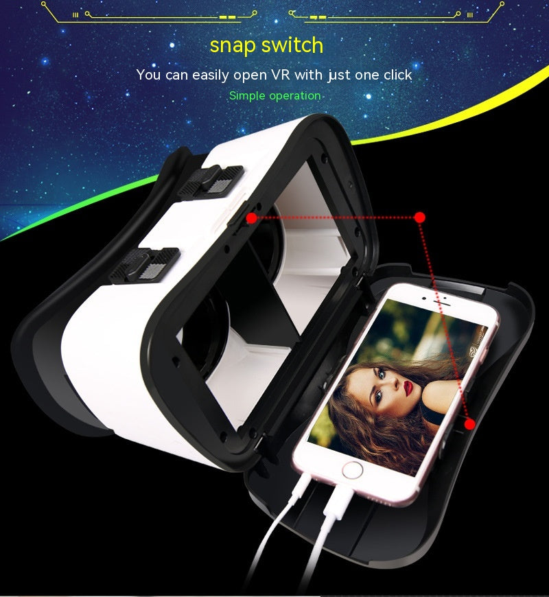 Phone 3D VR Glasses Head-Mounted Virtual Reality Headset | Immersive Gaming