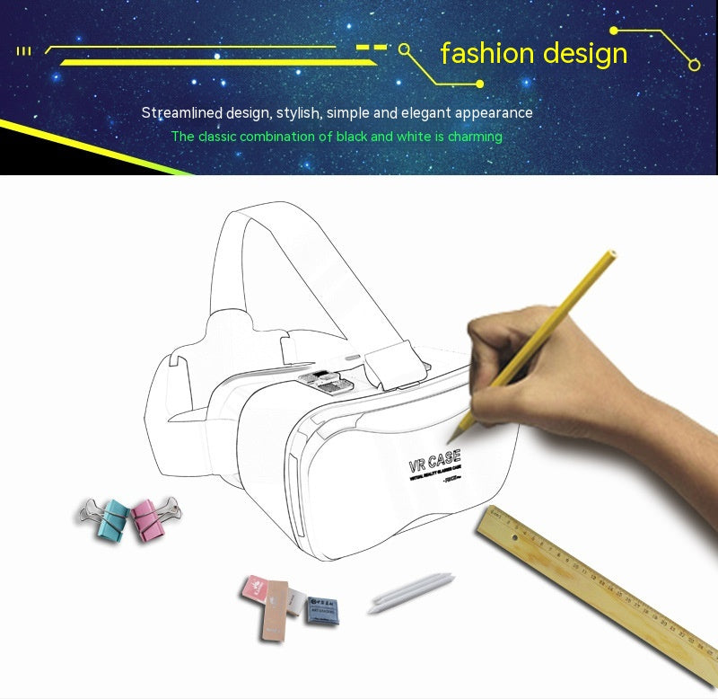 Phone 3D VR Glasses Head-Mounted Virtual Reality Headset | Immersive Gaming