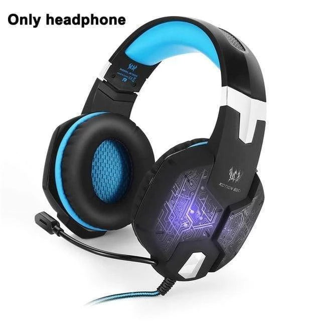 Gaming Headset with Microphone | USB Wired Headphones for PC & Console