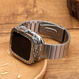 Ethnic Watch Belt Case Bezel Protective Cover | Stylish Watch Protection
