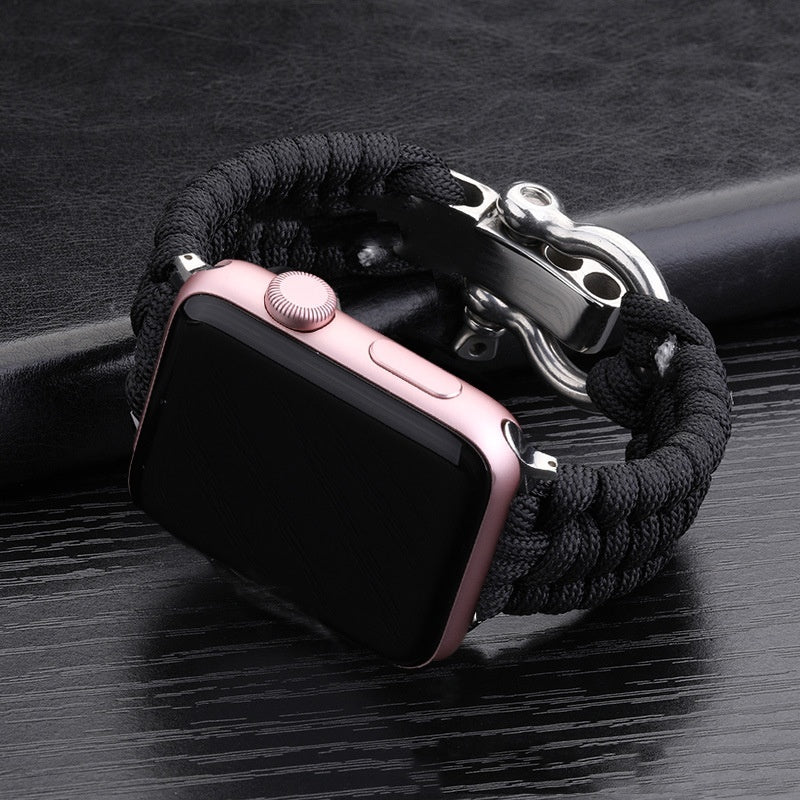 Nylon Sports iWatch Woven Steel Buckle Strap 38/42/40/44mm | Durable Band