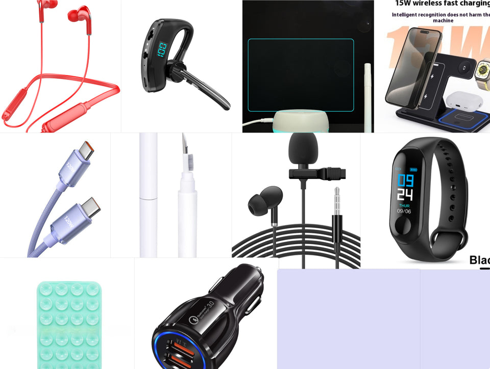 15W 3-in-1 LED Fast Wireless Charger Stand Foldable | Multi-Device Station