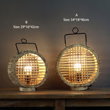 Hand Made Decorative Lamps Lanterns Rural Cozy Homestay | Pastoral Wood 2520g
