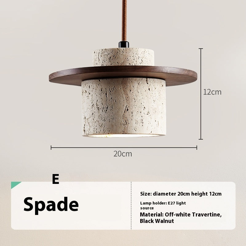 Cream Silent Wind Bar Guesthouse Yellow Cave Stone Lamps | Retro Lighting 2140g