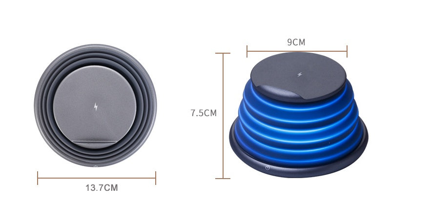 New Wireless Charger 10W Fast Charging Pad | Qi-Compatible 138mm