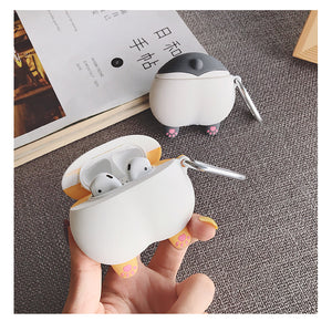 Wireless Headset Case Silicone Protective Cover | Yellow & Grey