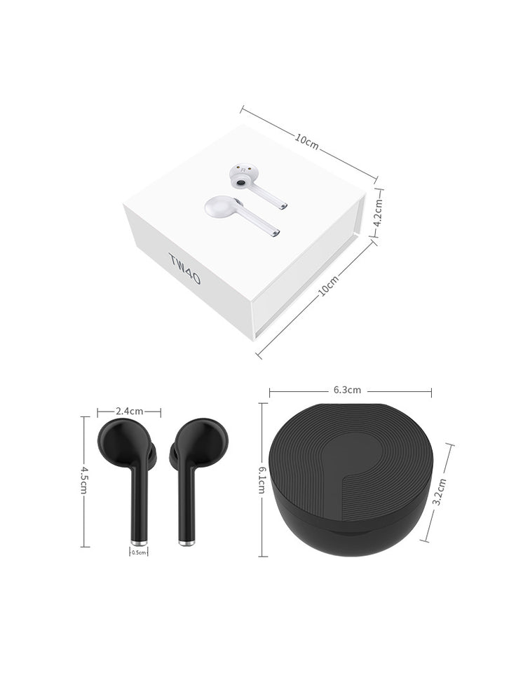 Binaural Wireless Headset Bluetooth 5.0 Earbuds | 3-4 Hour Battery Life