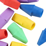 30Pcs Color Knife Head Bullet Head Eraser Pencil Head Eraser Student Torch Eraser Head Eraser Replacement