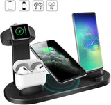4-in-1 Wireless Charging Station for Apple Watch iPhone AirPods | Fast Charger