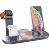 4-in-1 Wireless Charging Station for Apple Watch iPhone AirPods | Fast Charger