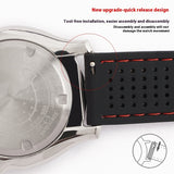 Watch Band With Line Silicone Strap | Durable Silicone Watch Band 40g