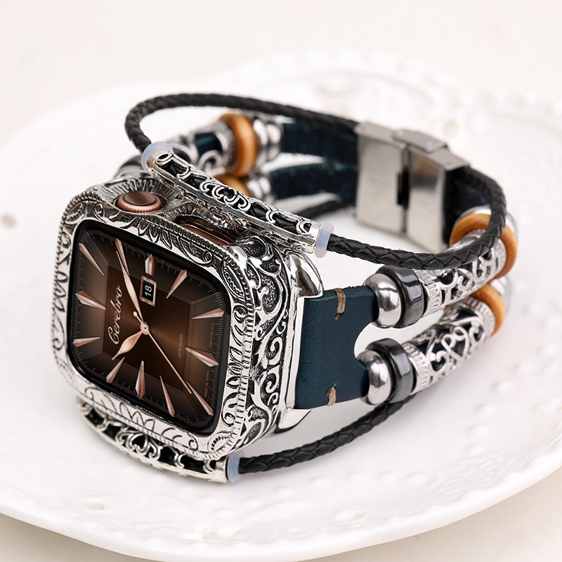 Ethnic Watch Belt Case Bezel Protective Cover | Stylish Watch Protection