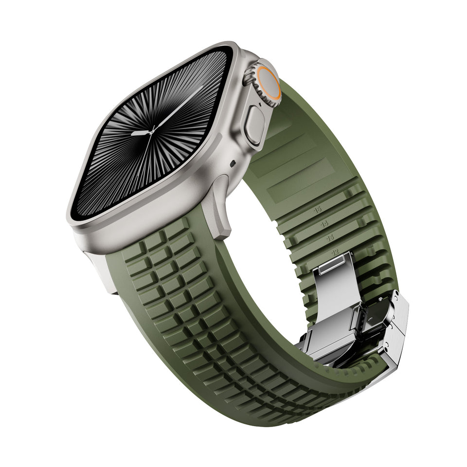 Silicone Strap For Watch Grenade Style | Durable Watch Band 64g