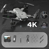 Obstacle Avoidance Drone 4K Dual Camera | HD Aerial Photography Quadcopter