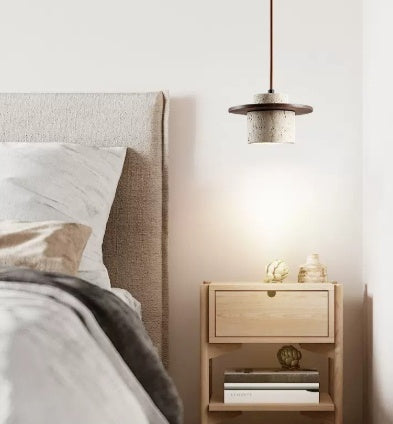 Cream Silent Wind Bar Guesthouse Yellow Cave Stone Lamps | Retro Lighting 2140g