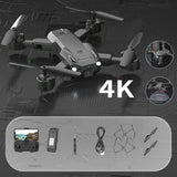 Obstacle Avoidance Drone 4K Dual Camera | HD Aerial Photography Quadcopter