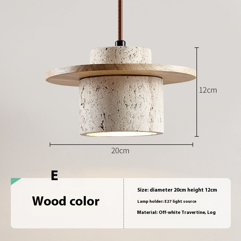 Cream Silent Wind Bar Guesthouse Yellow Cave Stone Lamps | Retro Lighting 2140g