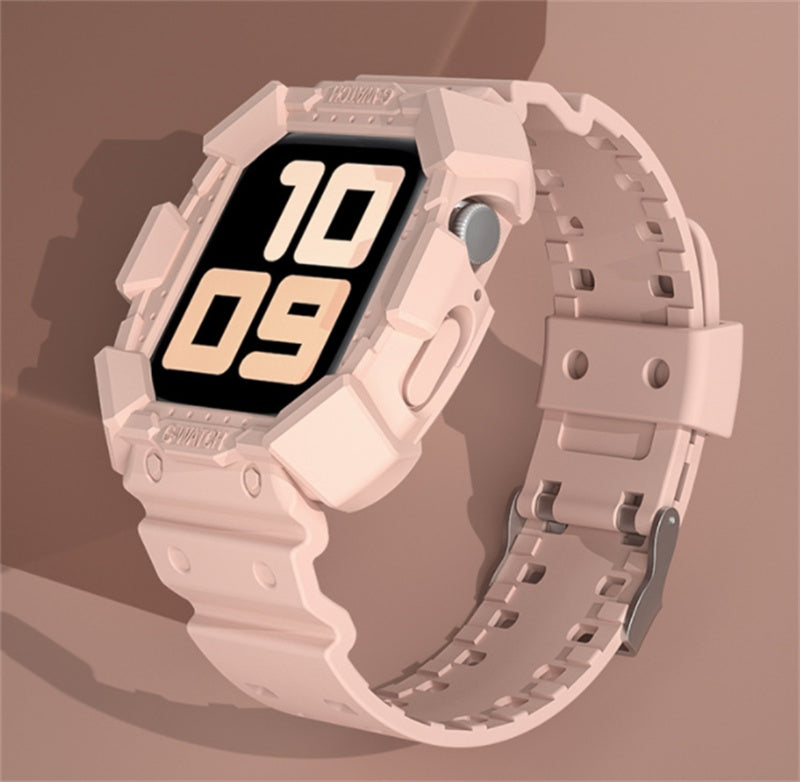 Watch7 Integrated Armor Silicone Strap | Protective Watch Band 45g