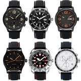 Watch Band With Line Silicone Strap | Durable Silicone Watch Band 40g