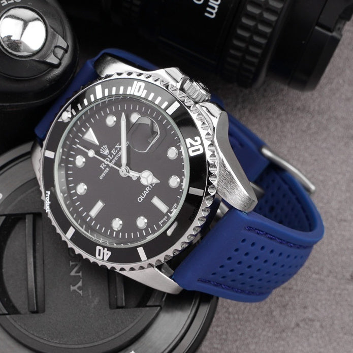 Watch Band With Line Silicone Strap | Durable Silicone Watch Band 40g