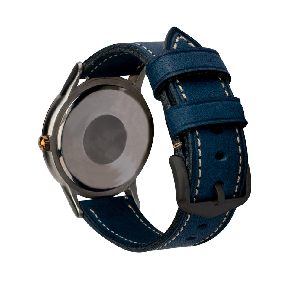 Retro Pure Cowhide Leather Watch Strap Pin Buckle | Vintage Watch Band