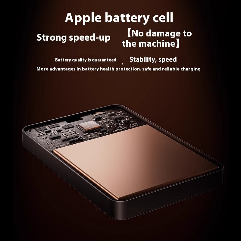 Transparent Bracket Magnetic Suction Power Bank with Cable | 266g Portable