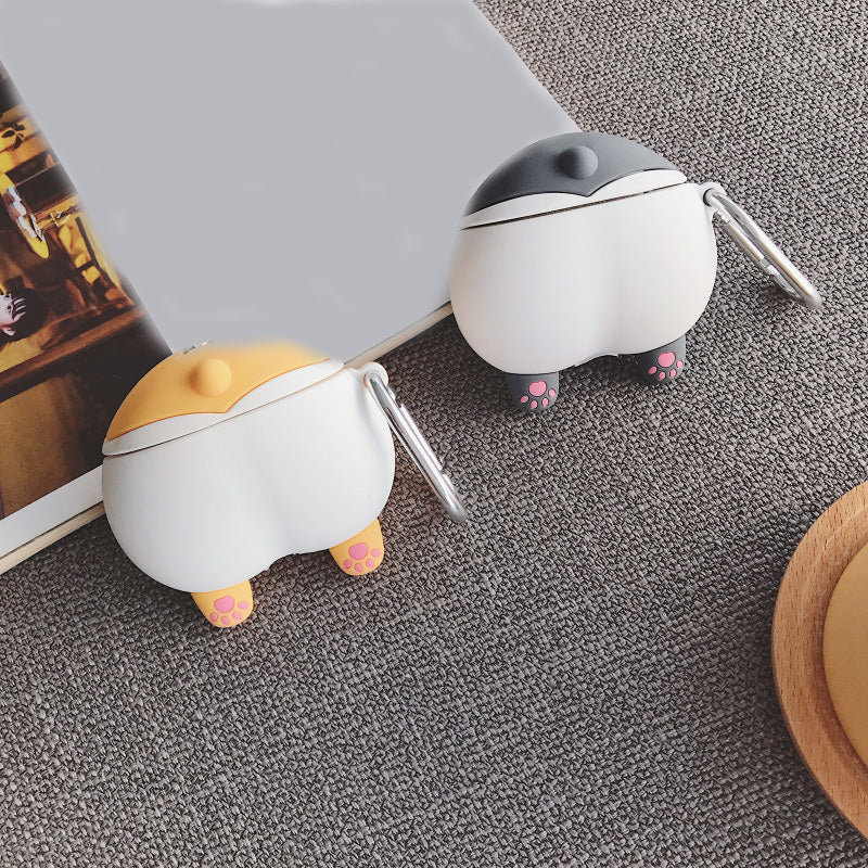 Wireless Headset Case Silicone Protective Cover | Yellow & Grey