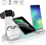 4-in-1 Wireless Charging Station for Apple Watch iPhone AirPods | Fast Charger