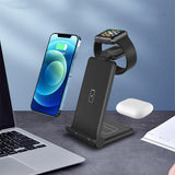 3-in-1 Wireless Charger Station Fast Charging Stand | Multi-Device Dock
