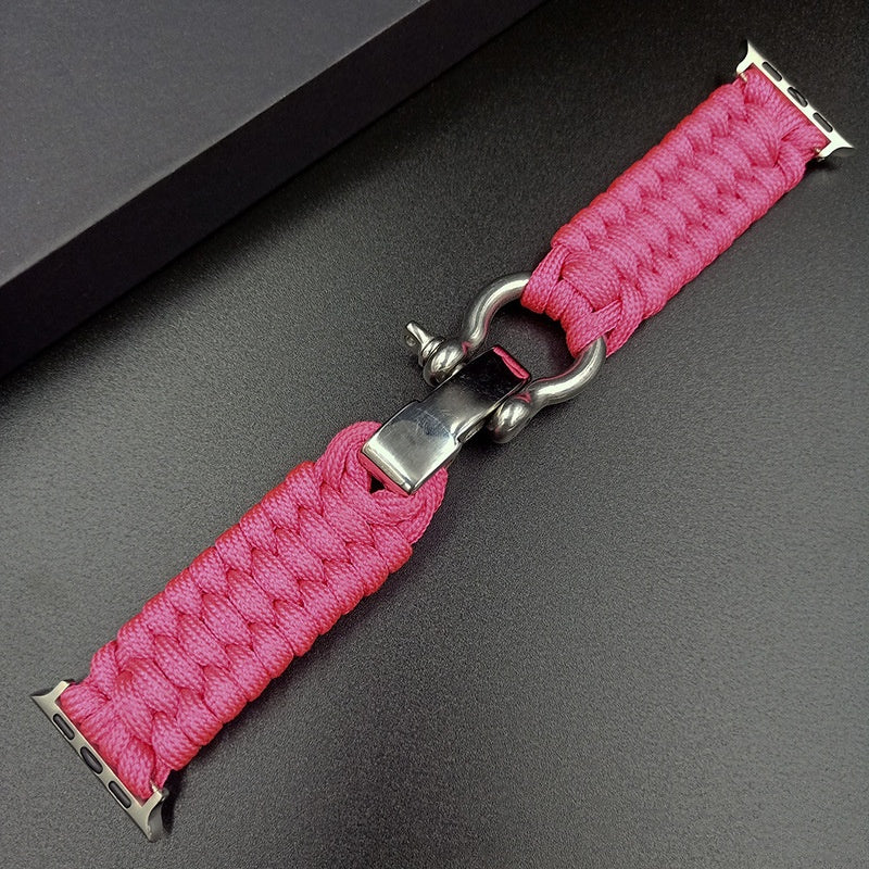 Nylon Sports iWatch Woven Steel Buckle Strap 38/42/40/44mm | Durable Band