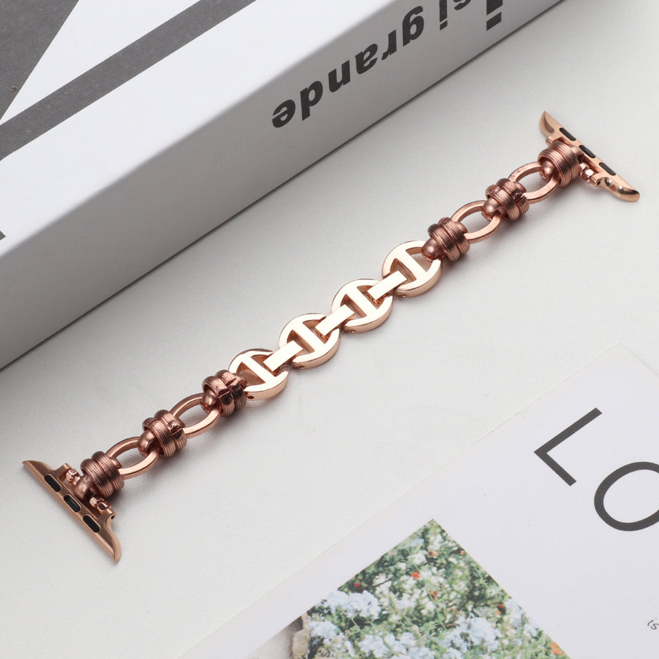 Watch Band Stainless Steel Punk Chain | Edgy Watch Strap Accessory