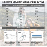 2025 Smart Ring Women Luxury Diamond | Heart Rate Sleep Tracker IP68 Waterproof