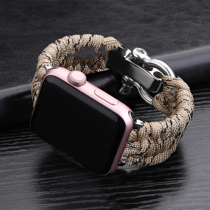 Nylon Sports iWatch Woven Steel Buckle Strap 38/42/40/44mm | Durable Band