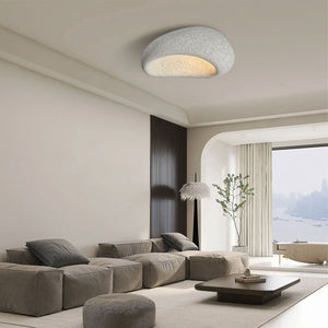 Japanese Style Silent Ceiling Lamp Simple Modern Cream | Minimalist Lighting
