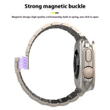 Women's Electronic Magnetic Snap Titanium Alloy Watch Strap | Premium Band