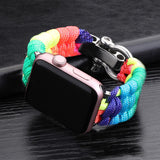 Nylon Sports iWatch Woven Steel Buckle Strap 38/42/40/44mm | Durable Band