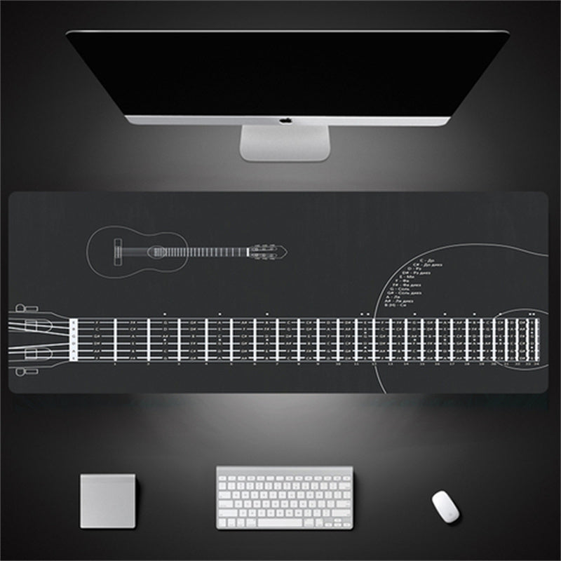 Industrial Style Tech Oversized Keyboard Mouse Desk Pad | Gaming Mat 520g